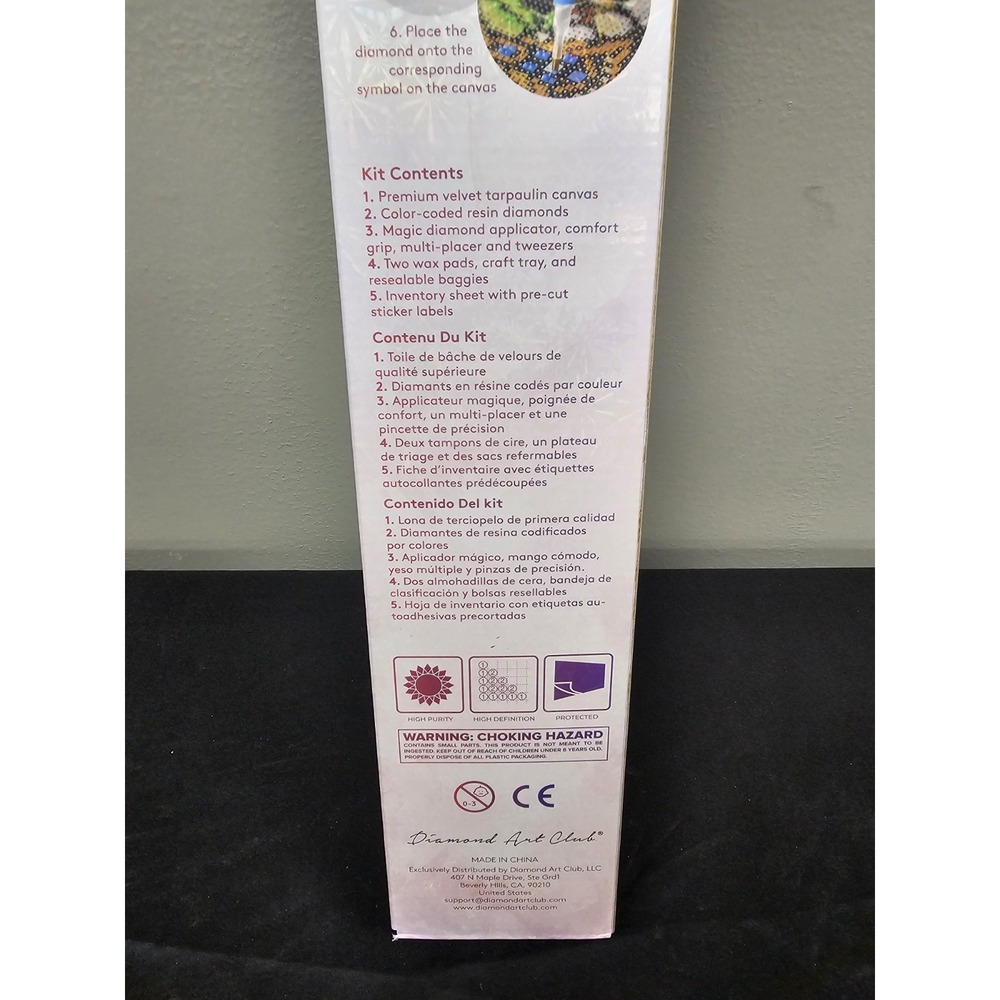 Diamond Art Club DIY Diamond Art Kit Brookside Retreat 36.6" x 27.6" - Picture 4 of 5
